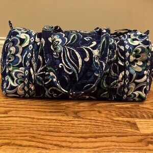 Vera Bradley Small Travel Duffle Bag in Mediterranean Blue